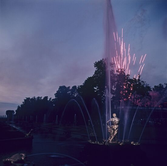 The Samson fountain