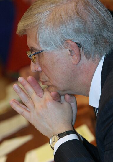 Russia's Central Bank chairman Sergei Ignatyev