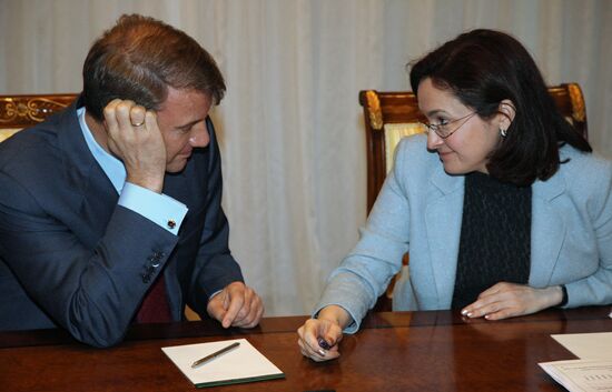 German Gref and Elvira Nabiullina