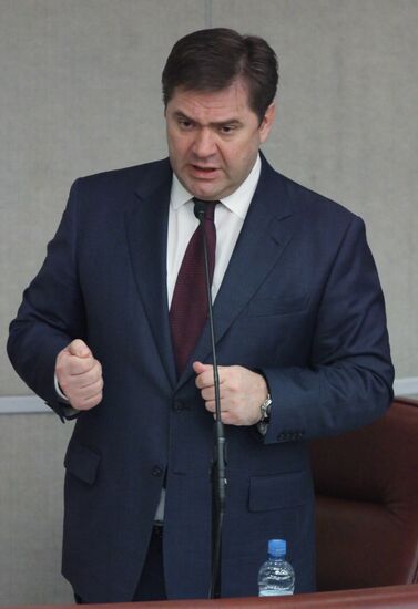 Russian Energy Minister Sergei Shmatko