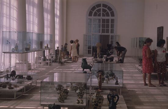 Exhibition hall in Museum of Ceramics