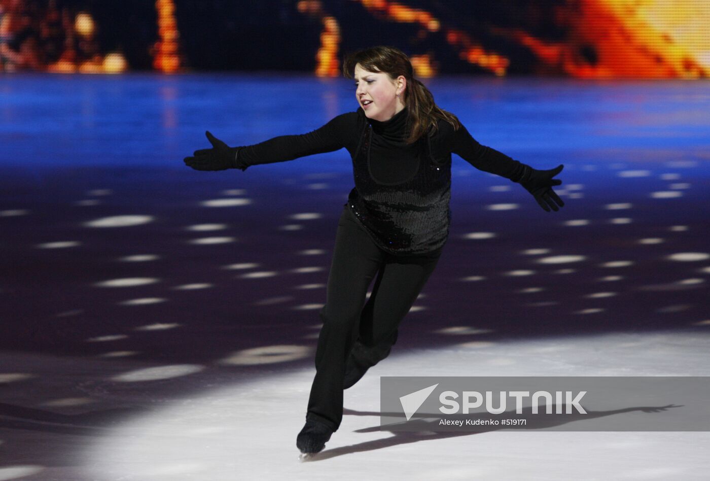 Ice skater Irina Slutskaya