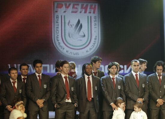 FC Rubin Kazan awarded as Russian Premier League champions