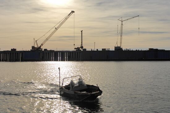 Mzymta Cargo Port under construction in Imereti Valley