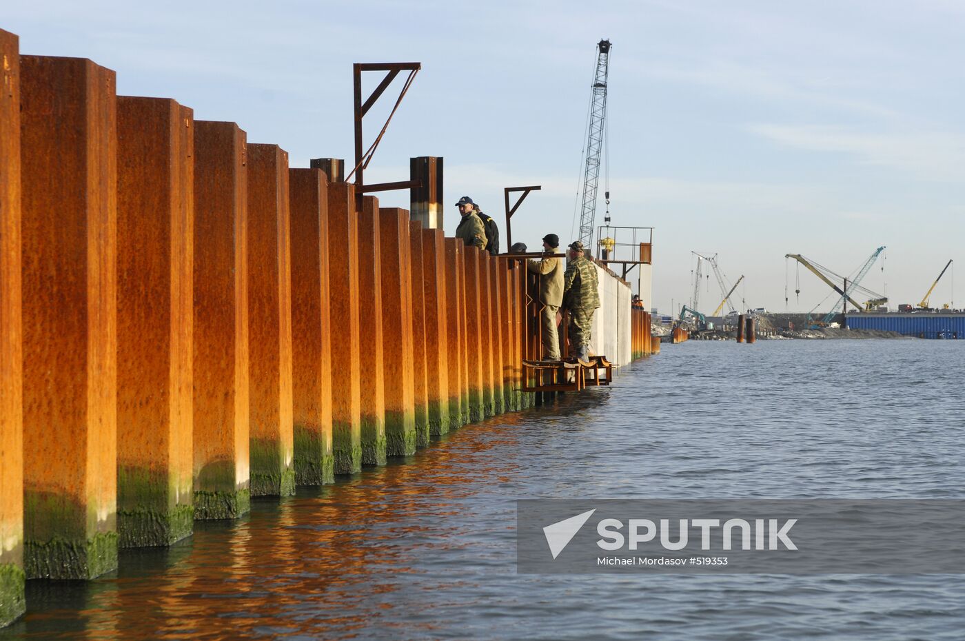 Mzymta Cargo Port under construction in Imereti Valley