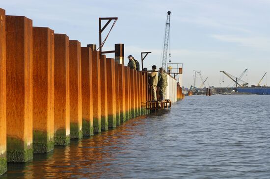 Mzymta Cargo Port under construction in Imereti Valley
