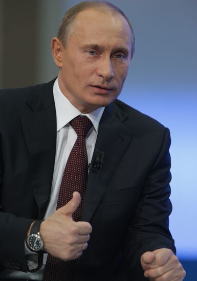 Televised live call-in show with Vladimir Putin