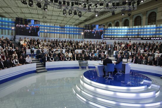 Televised live call-in show with Vladimir Putin