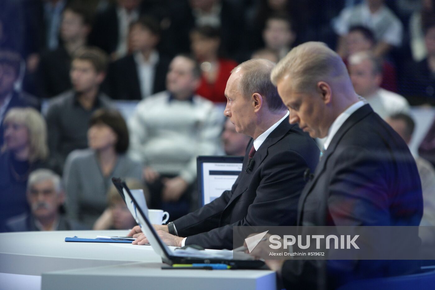 Televised live call-in show with Vladimir Putin