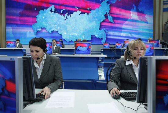 Televised live call-in show with Vladimir Putin