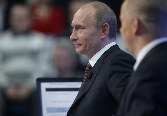 Televised live call-in show with Vladimir Putin