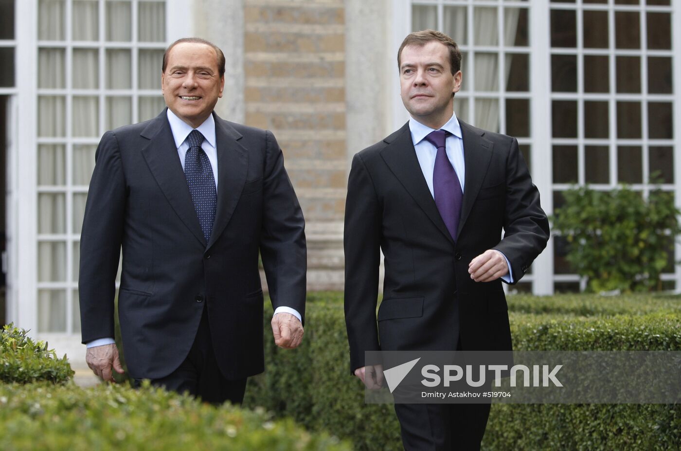Dmitry Medvedev attends photo session
