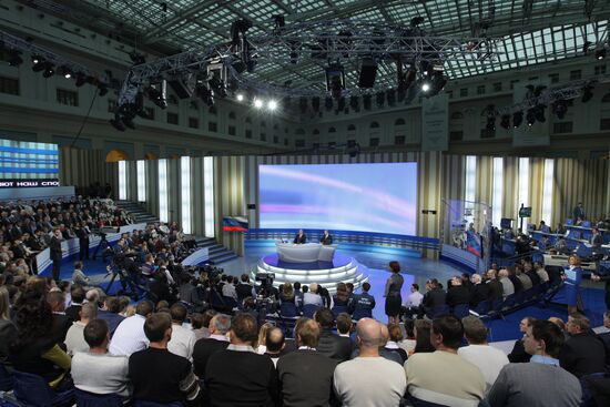 Televised live call-in show with Vladimir Putin