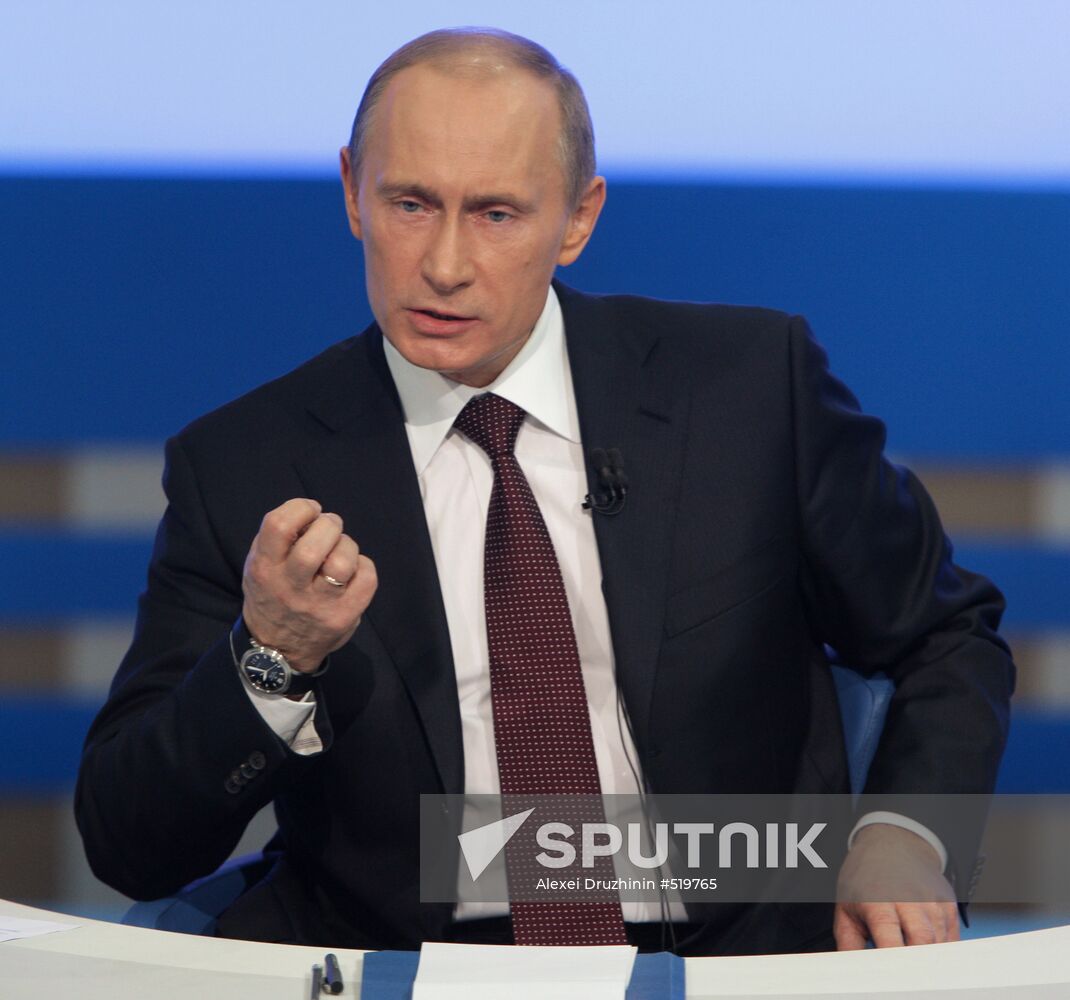 Televised live call-in show with Vladimir Putin