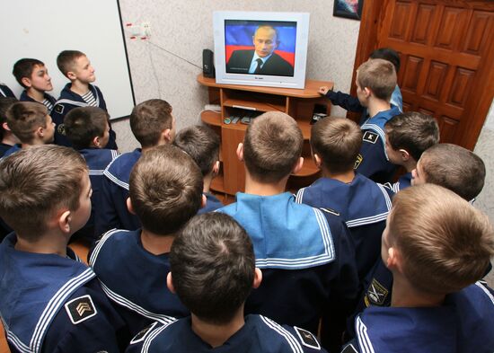 Televised live call-in show with Vladimir Putin