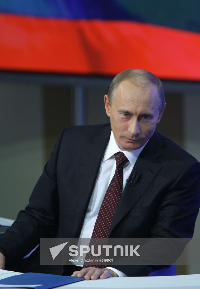 Televised live call-in show with Vladimir Putin