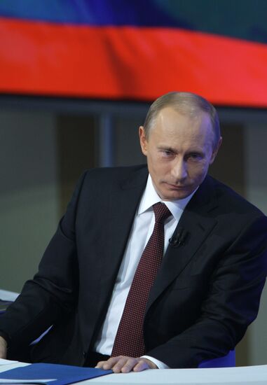 Televised live call-in show with Vladimir Putin