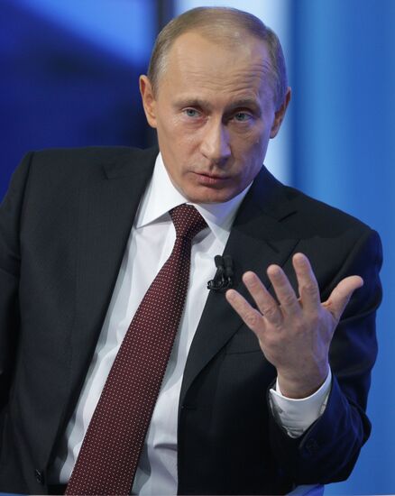 Televised live call-in show with Vladimir Putin