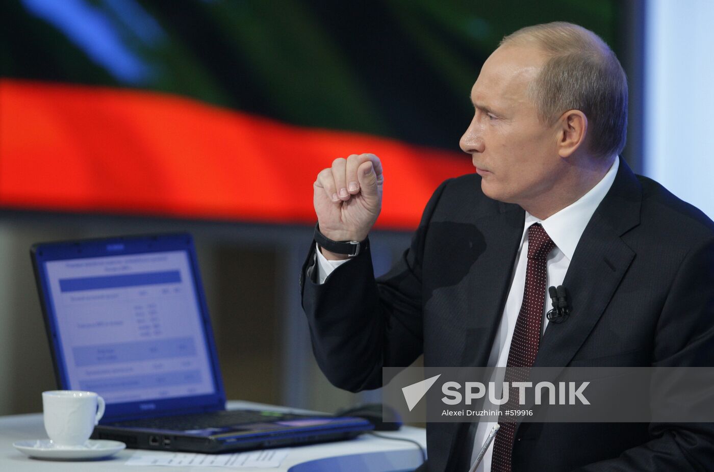 Televised live call-in show with Vladimir Putin