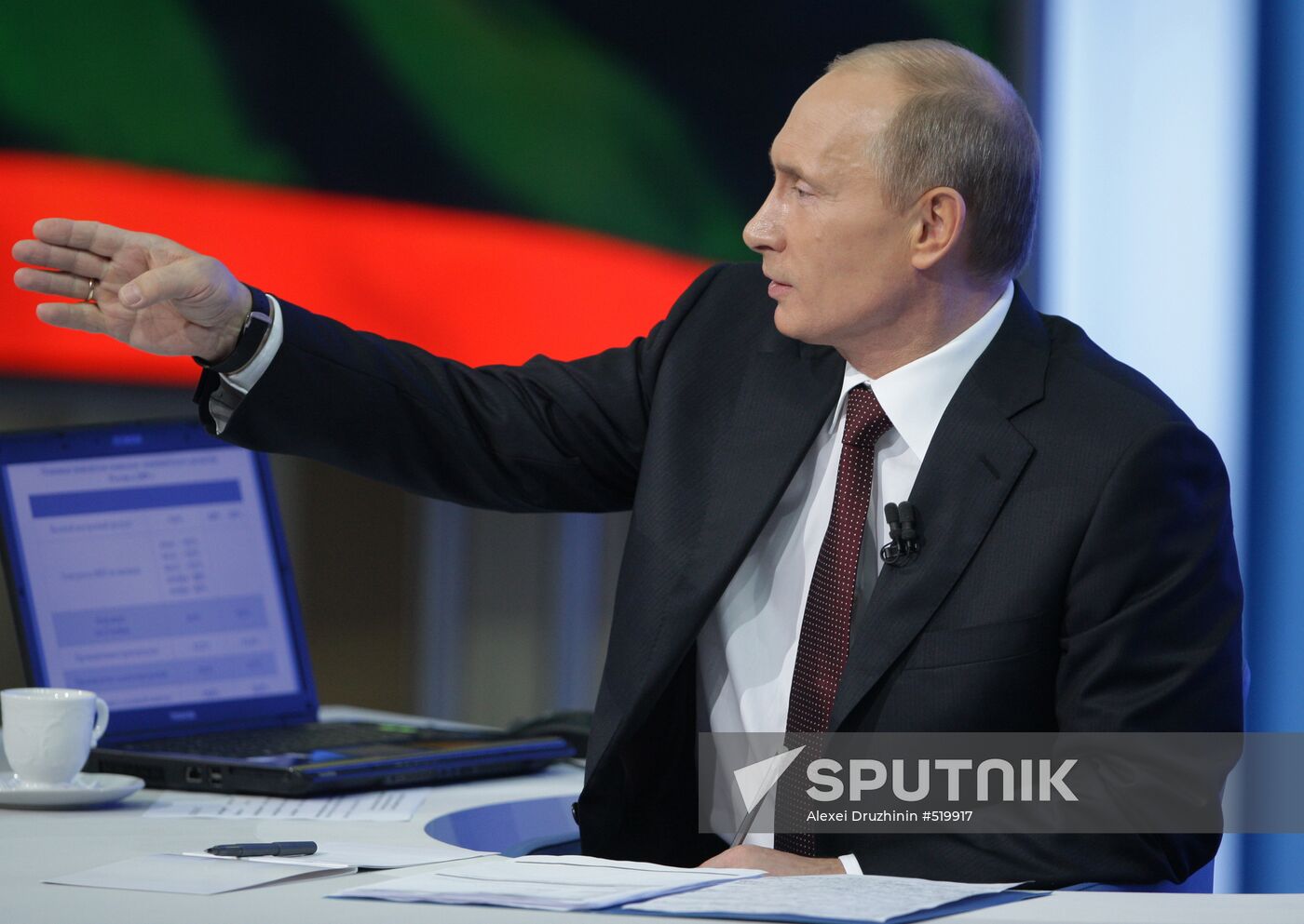 Televised live call-in show with Vladimir Putin