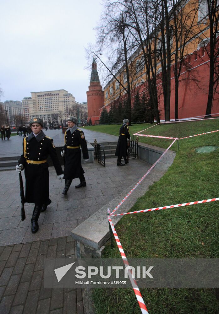 Abnormally warm weather in Moscow