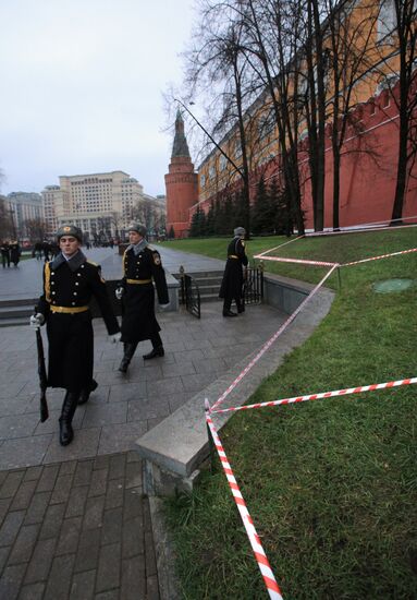 Abnormally warm weather in Moscow