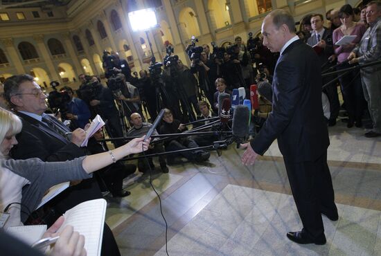 Televised live call-in show with Vladimir Putin