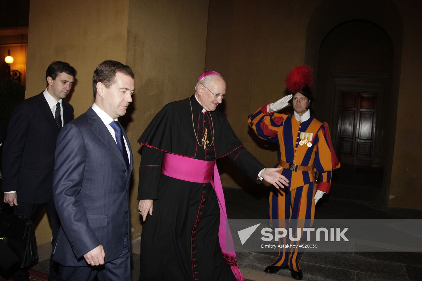 Dmitry Medvedev visits Vatican