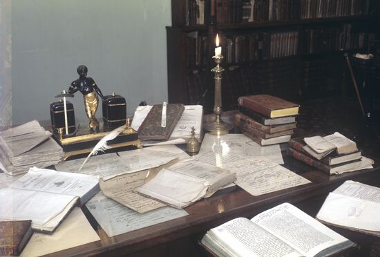 Alexander Pushkin's desk