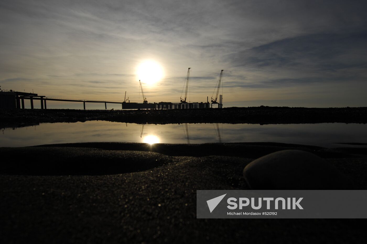 Cargo port in Sochi