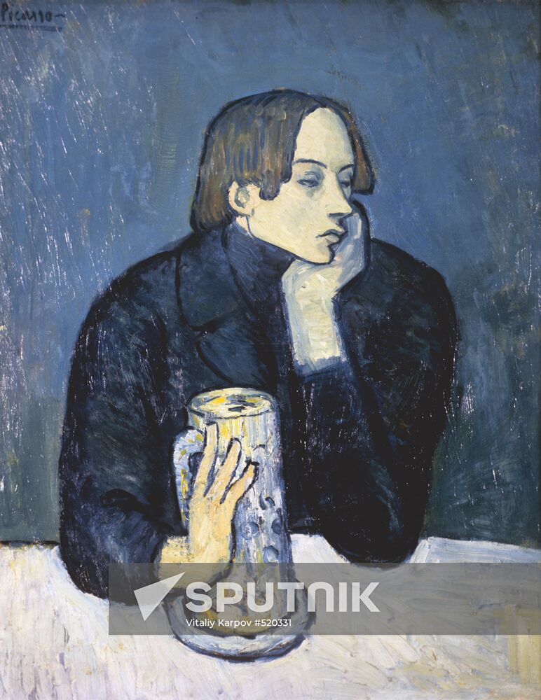 Reproduction of "Portrait of Poet Sabartes" by Pablo Picasso