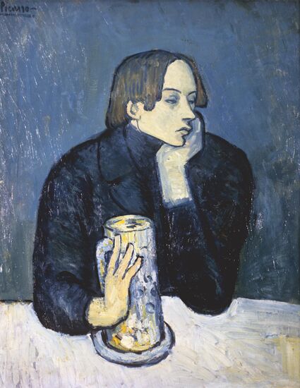 Reproduction of "Portrait of Poet Sabartes" by Pablo Picasso