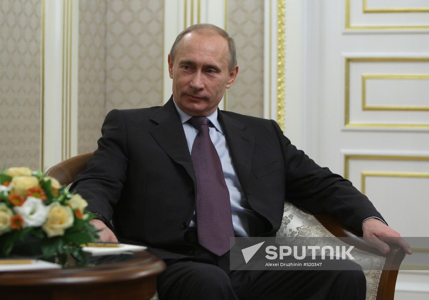 Vladimir Putin meets Avigdor Liberman