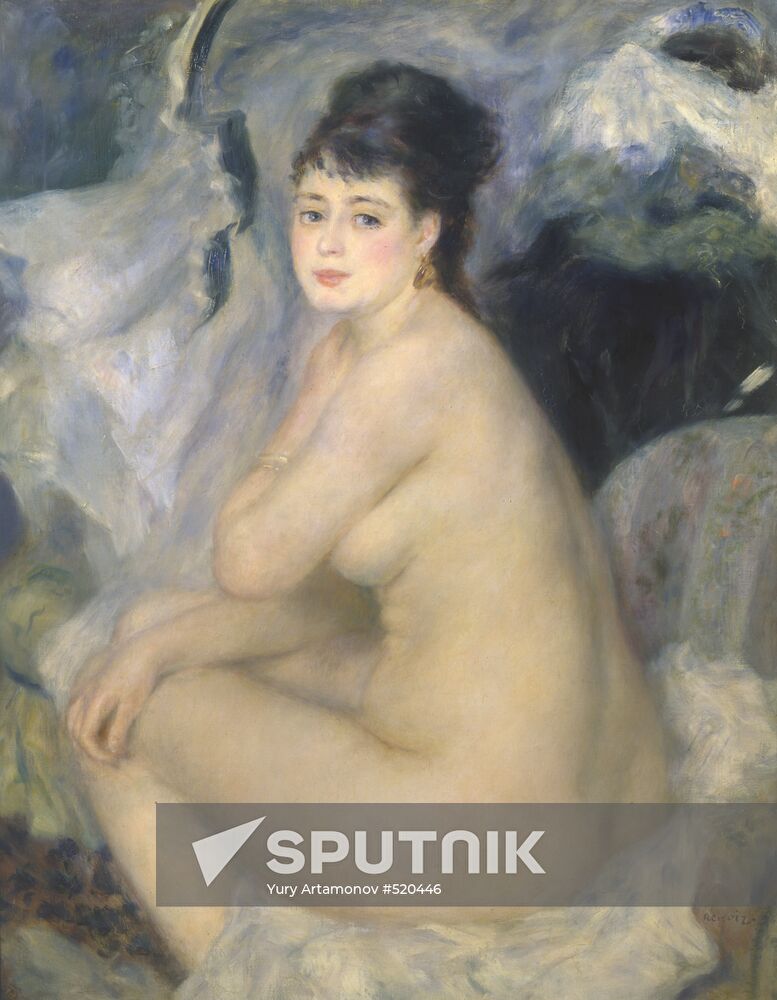 Reproduction of "Nude" painting