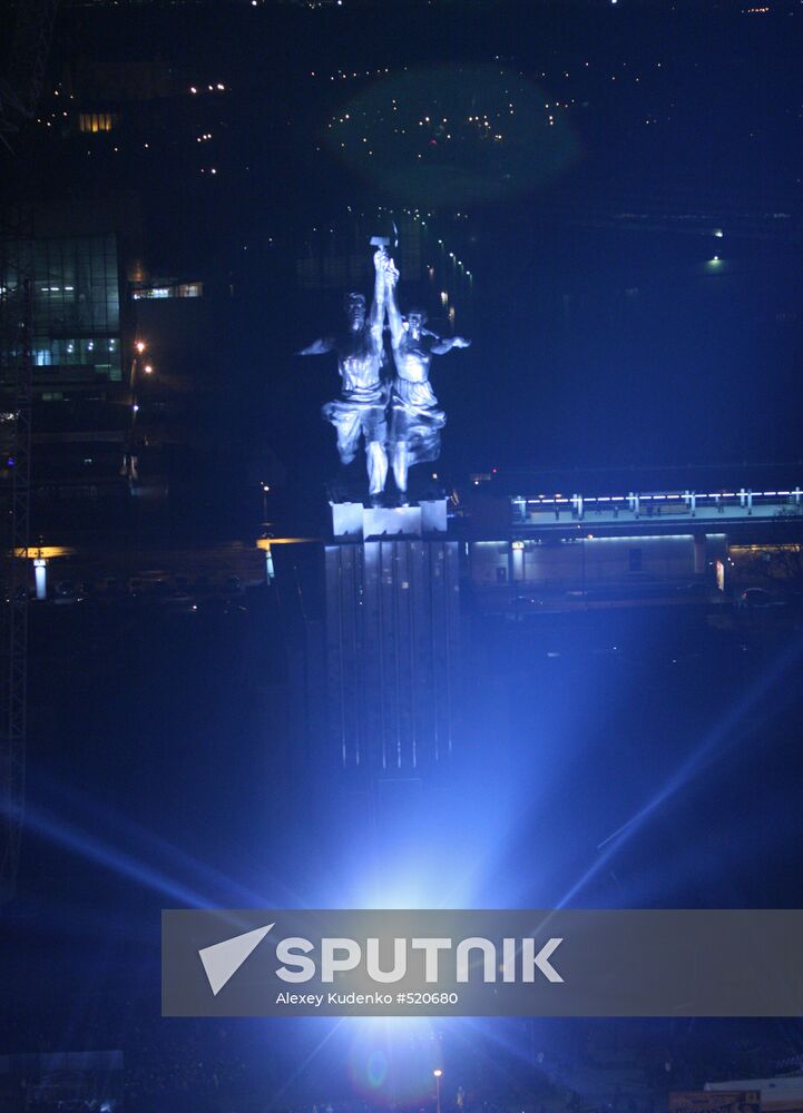 Worker and Kolkhoz Farmer sculpture unveiled