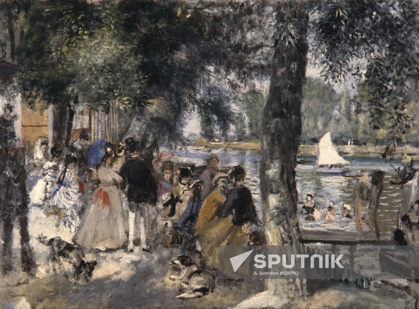 "Bathing in the Seine (La Grenouillere)"