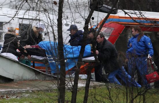 Perm nightclub fire victims brought to Moscow's hospitals