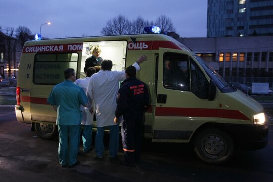 Perm nightclub fire victims brought to Moscow's hospitals