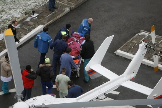 Perm nightclub fire victims brought to Moscow's hospitals