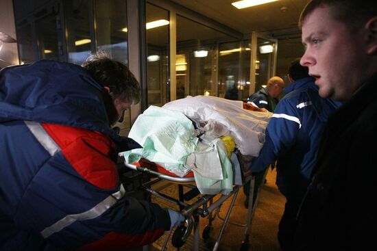 Perm nightclub fire victims brought to Moscow's hospitals