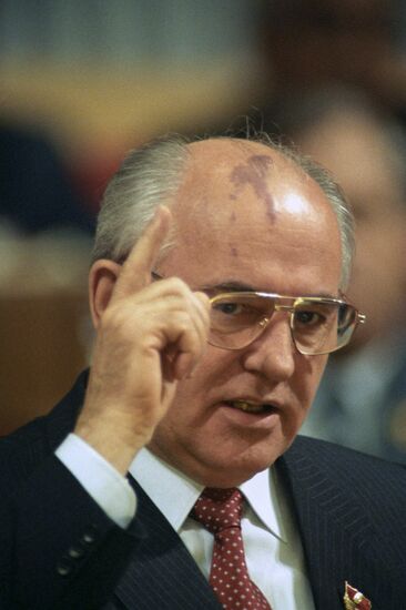 USSR President Mikhail Gorbachev