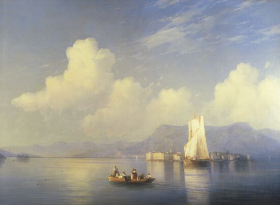 "Italian Landscape. Evening" painting