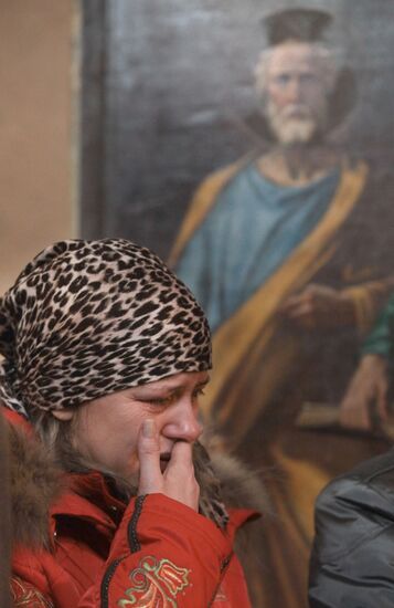 Memorial service for Perm nightclub blaze victims