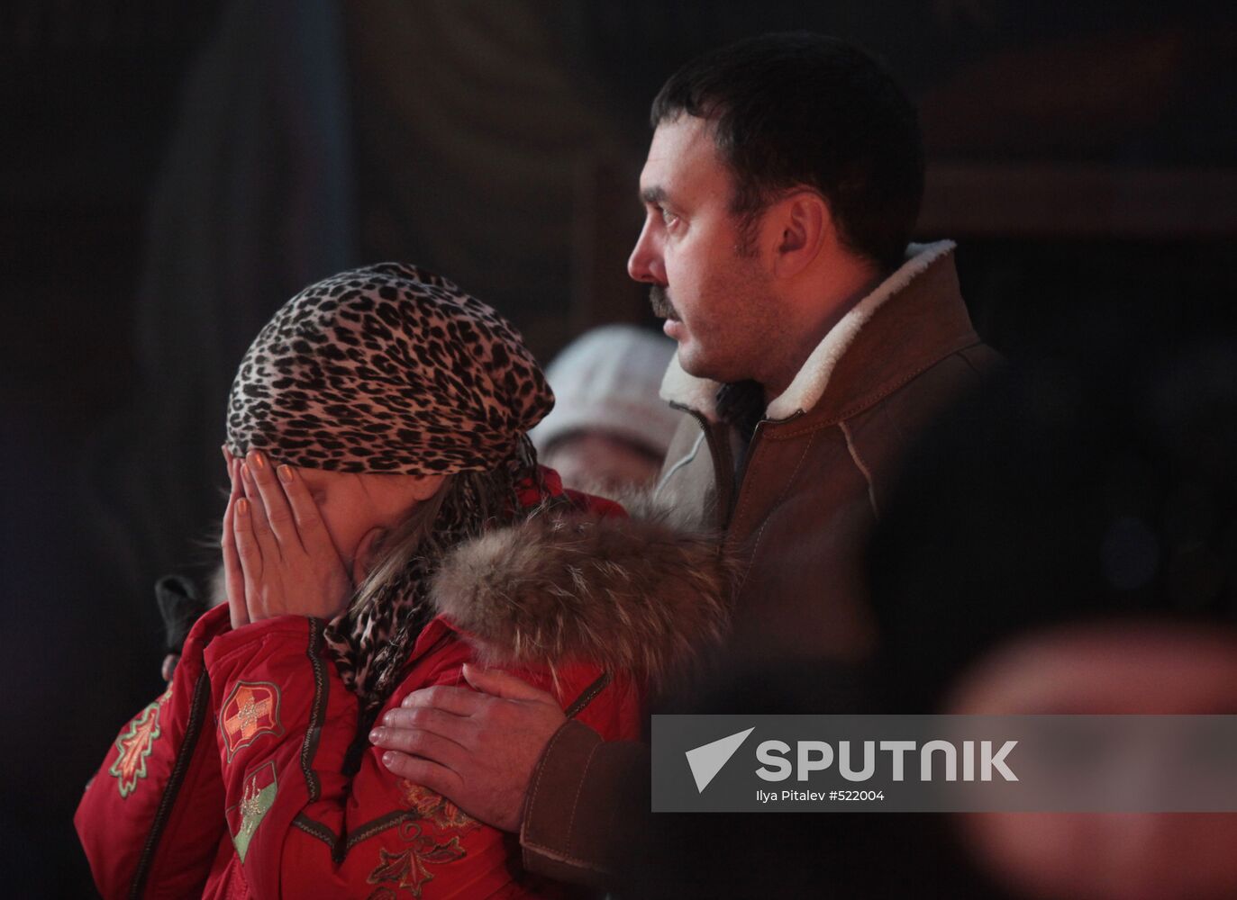 Memorial service for Perm nightclub blaze victims