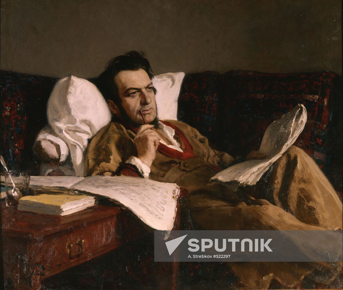 "Portrait of Mikhail Glinka"