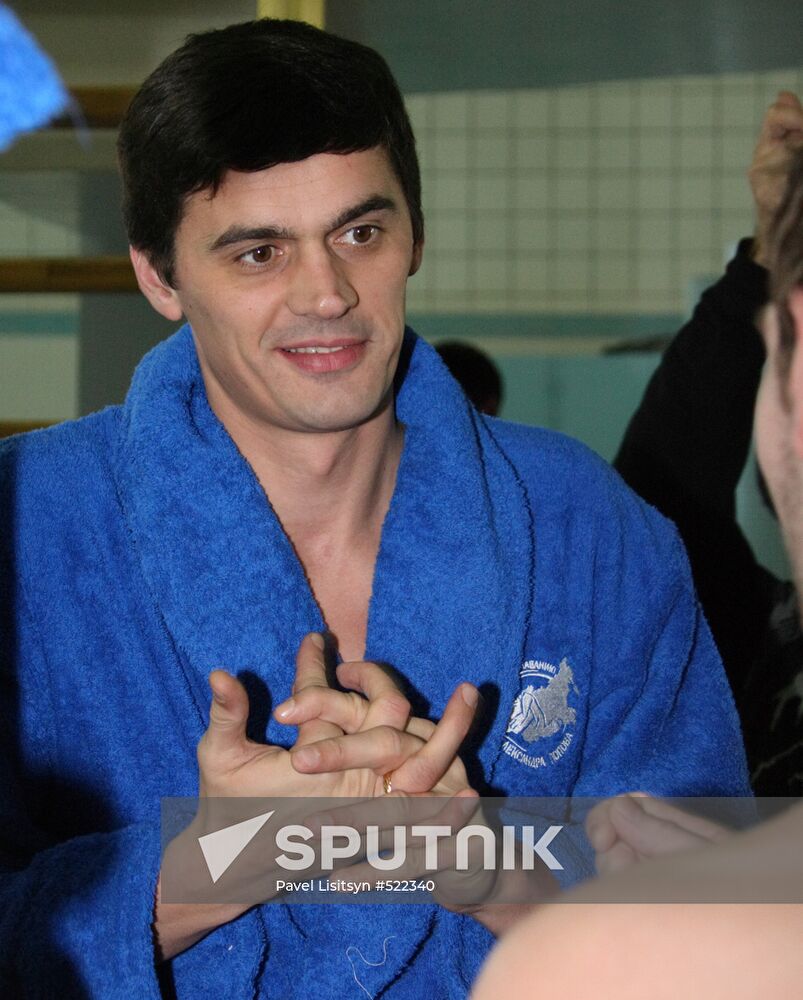 Swimming Olympic champion Alexander Popov