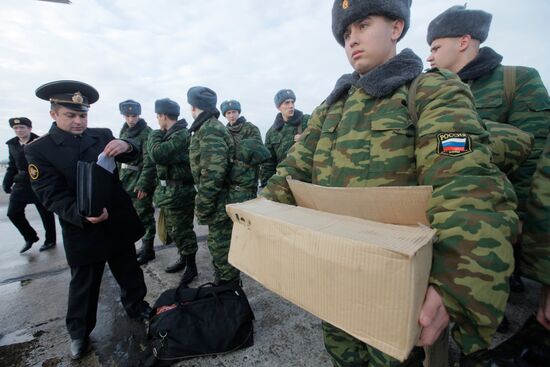 Moscow Region conscripts to serve with Baltic Fleet