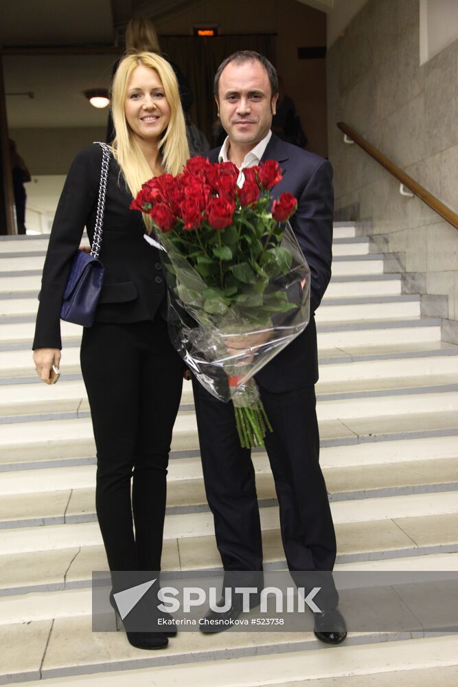 Yulia Bordovskikh with husband