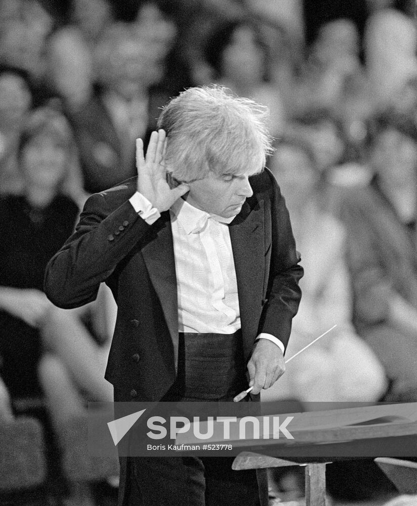 Conductor Dmitry Kitayenko, People's Artist of Soviet Union