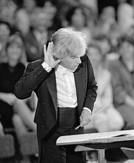 Conductor Dmitry Kitayenko, People's Artist of Soviet Union